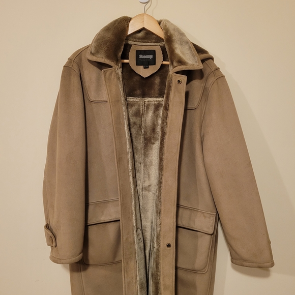 Men's Romp The Wear For Luxury Tan Hooded Duffle Coat size L - Picture 5 of 9